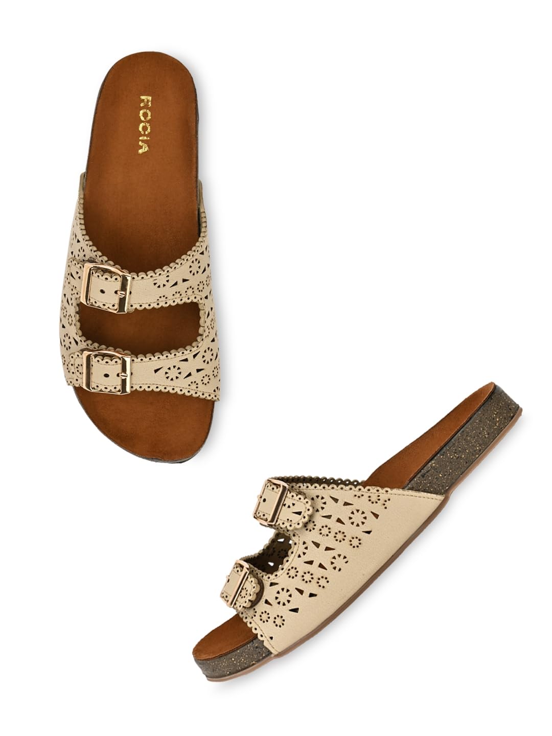 ROCIA By Regal Beige Women Casual Laser Cut Flats (B0CWVLQKCN) Amazon Price History, Amazon Price Tracker