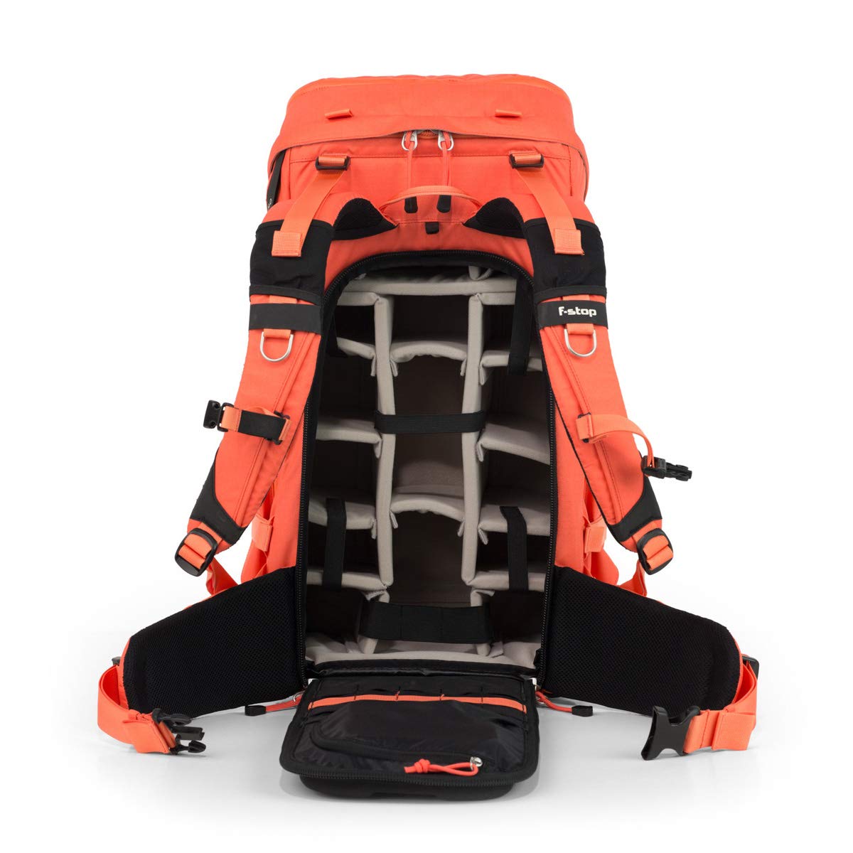 f-stop - zestaw kamer Tilopa, pojemność 50 l, z jednostką wewnętrzną Pro Large (ICU), pokrowiec przeciwdeszczowy, Nasturtium Orange