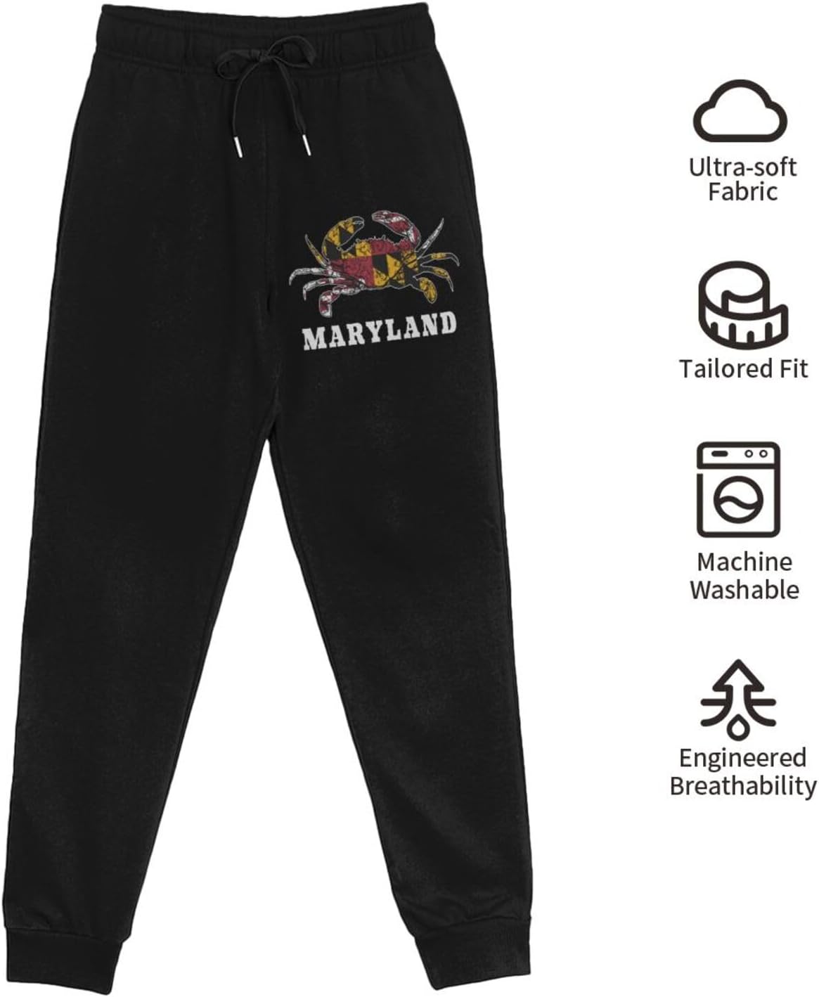 Men's Long Pants Athletic Running Pants Lightweight Quick Dry Gym Sports Pants