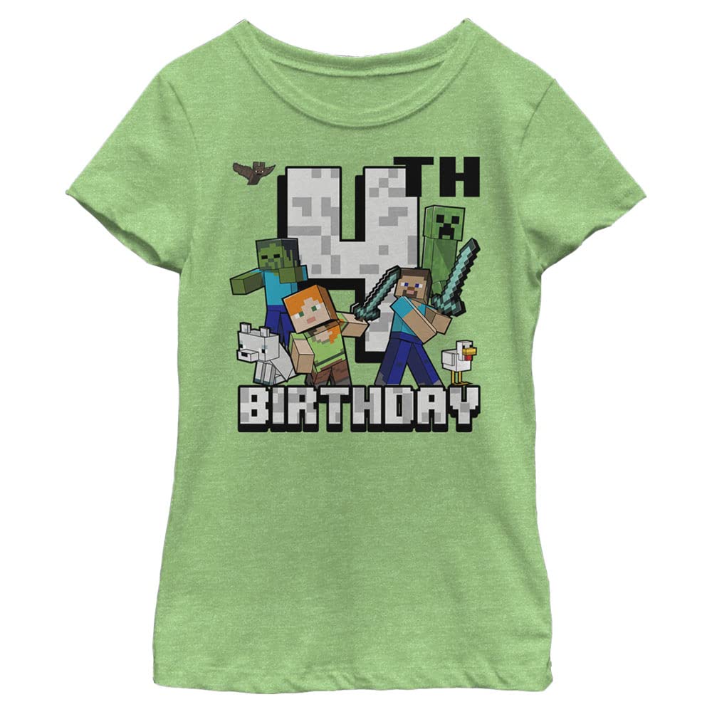 Minecraftgirls Fourth Bday T-Shirt