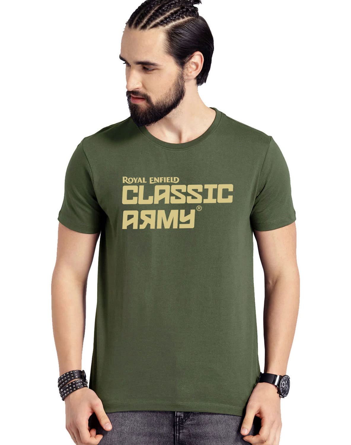 Road Trip FashionsClassic Bullet T-Shirt for Men Classic Army t shirt | Fanmade Bullet T Shirt | 100% Cotton T Shirt | Royal Motorcycle T Shirt