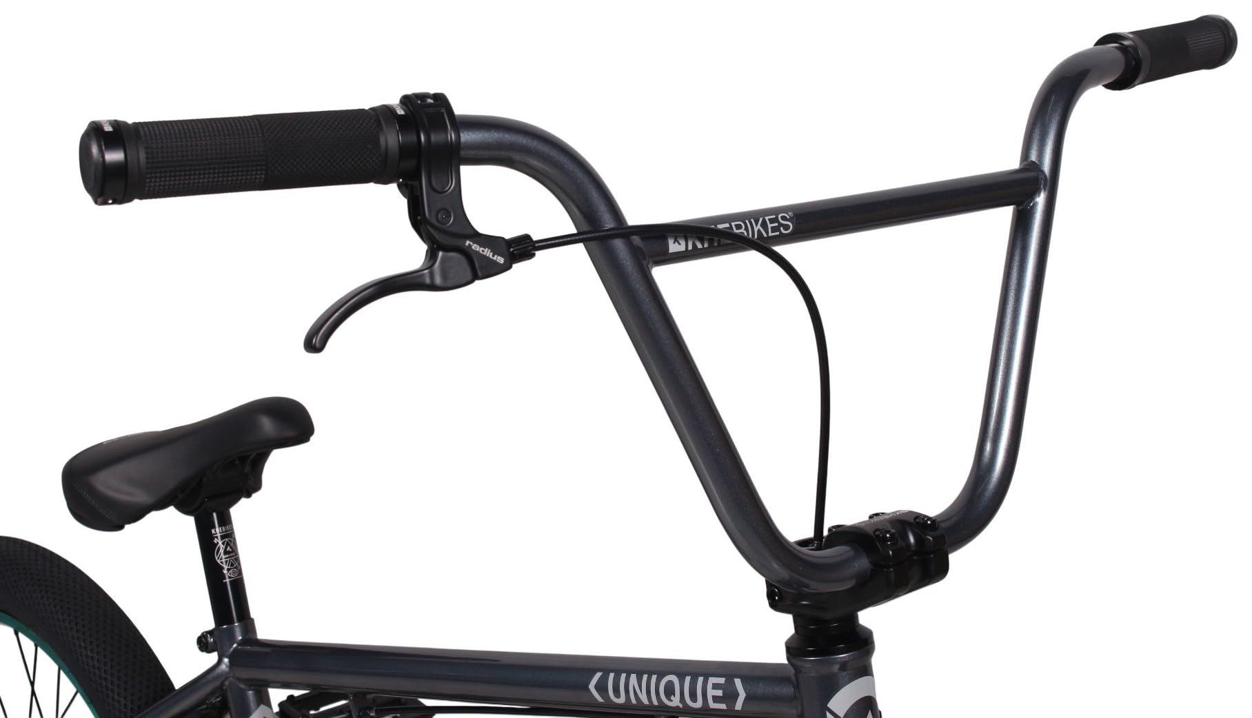 KHE Unique FC PRO 20 pollici BMX 10,3 kg - 100% CrMo Butted Telaio - Mozzo Freecoaster - 48 Spline Cava - MID BB - Cerchi Oil Slick - Street BMX