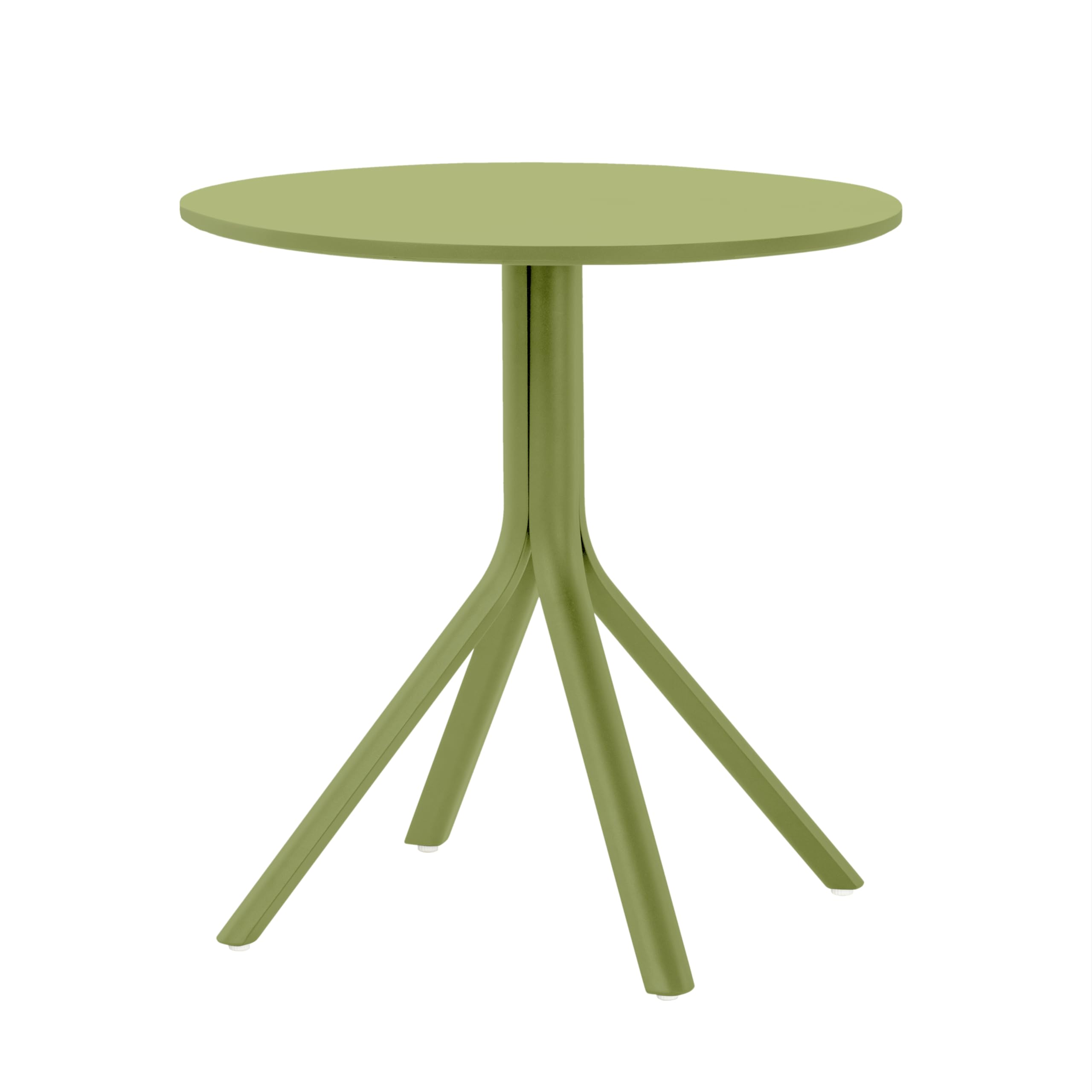 METRO Professional Mesa de Bar Soto, Aluminio, Ø 70 x 72 cm, Mesa de Exterior Redonda, Ideal para Terraza y Jardín, Verde Oliva