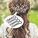 Bememo 20 Pcs Grip Hair Pins for Thick Hair U Shaped Pin French Simple Fast Spiral Braid Twist Styling Clip Pin for Lady Women, Wedding Bridal Hairstyles, Black and Brown