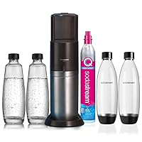 Sodastream Duo Megapack, Gasatore D'Acqua per Trasformare L' Acqua in Acqua Frizzante