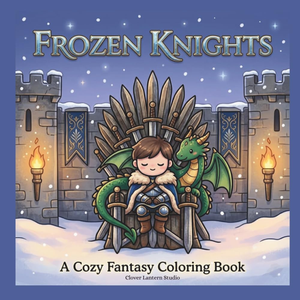 Frozen Knights: Calm Coloring Book