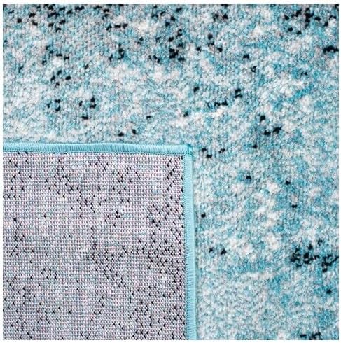 SAFAVIEH Skyler Collection Accent Rug - 2' x 4', Silver & Blue, Modern Abstract Design, Non-Shedding & Easy Care, Ideal for High Traffic Areas in Entryway, Living Room, Bedroom (SKY163G)