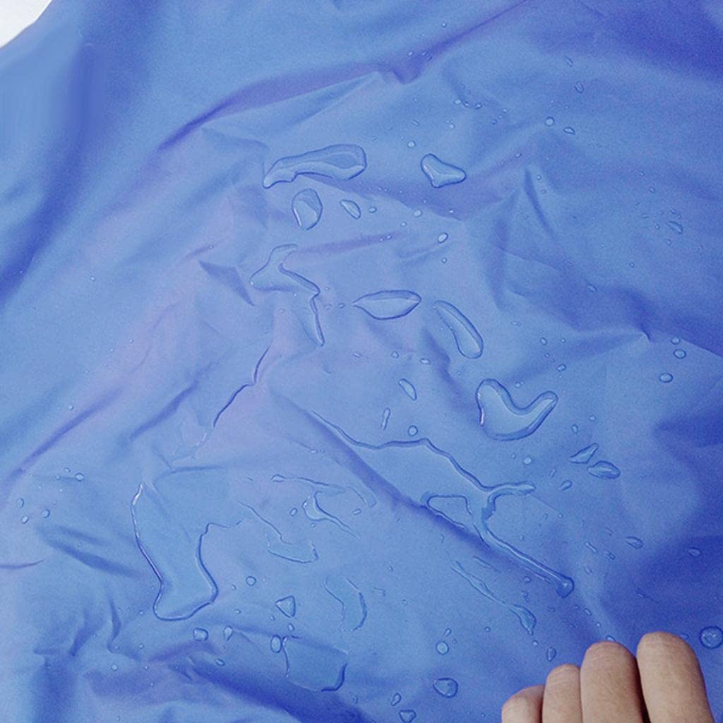 Funda para Silla de Ruedas, Impermeable Y Cortavientos, con Ribete de Forro, Manta, Funda para, Longitud Media, Material, Azul L