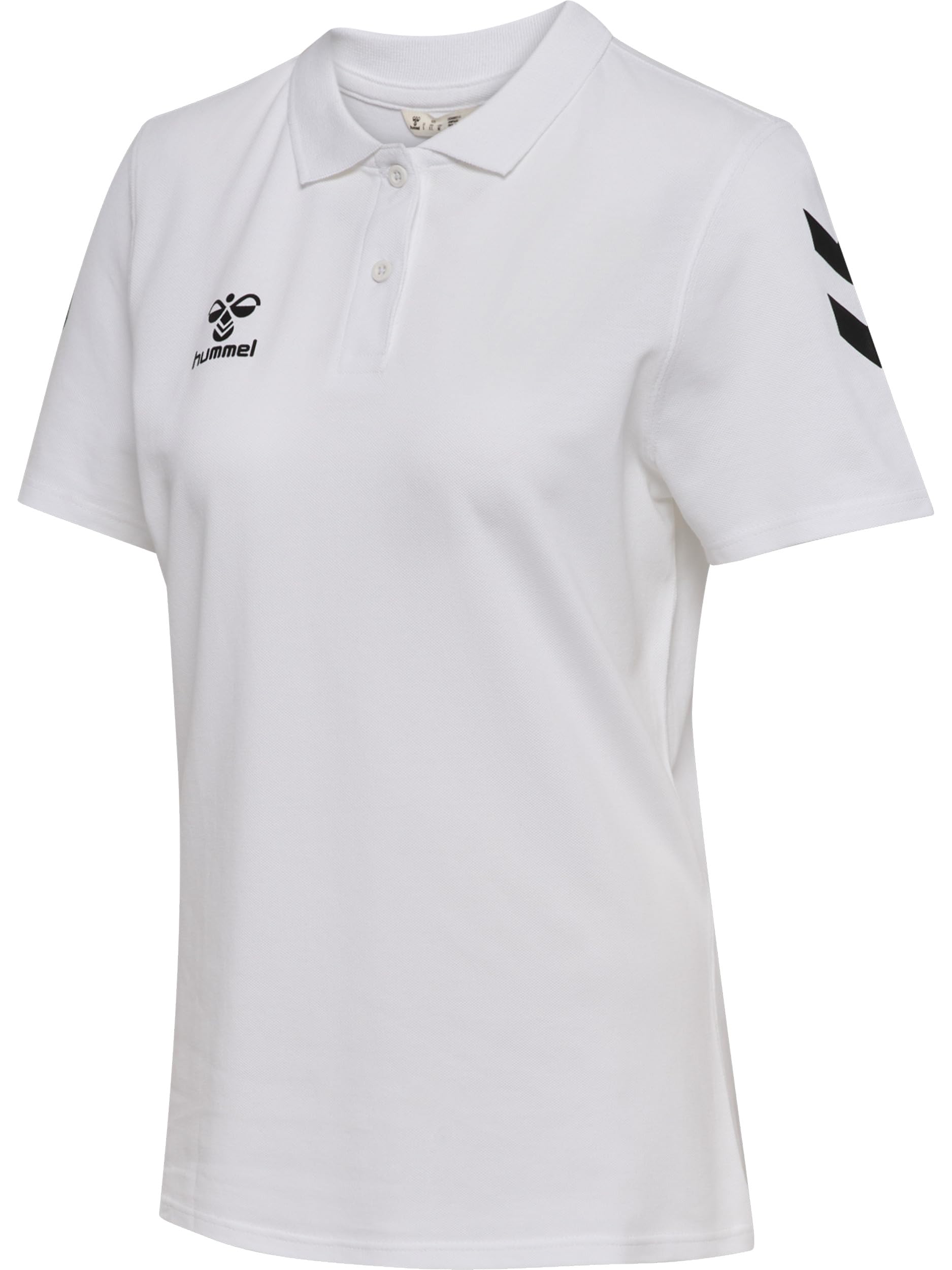 Hummel, hmlGO 2.0 Chevron Polo Woman, White, XS