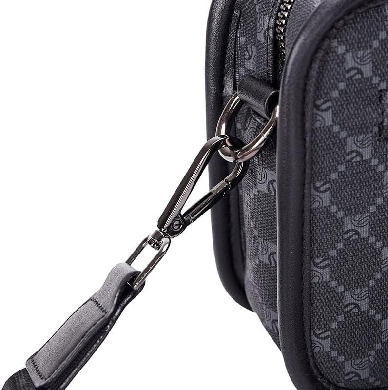 Modern Casual Sling Bag with USB Charging Port, Nylon Waterproof Crossbody Shoulder Bag, Rectangular Shape, 3 Compartments - Image 7