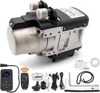 5KW 12V Hydraulic Coolant Heater with Remote Control Diesel Liquid Fuel Heater Temperature Control Programmed for Boat Caravan