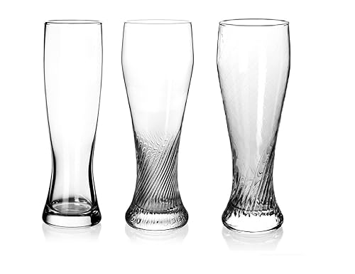 Miniatura 1 de North Mountain Supply Paquete variado de vasos de cerveza de trigo, pajares (21 onzas), ciclón (23 onzas) y Tornado (23 onzas), ideal para todas las