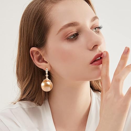 Miniatura 7 de BENECREAT 16 piezas de aretes chapados en oro de 18 quilates, gancho de latón con bucles verticales, 40 tuercas de plástico para joyería de madre,