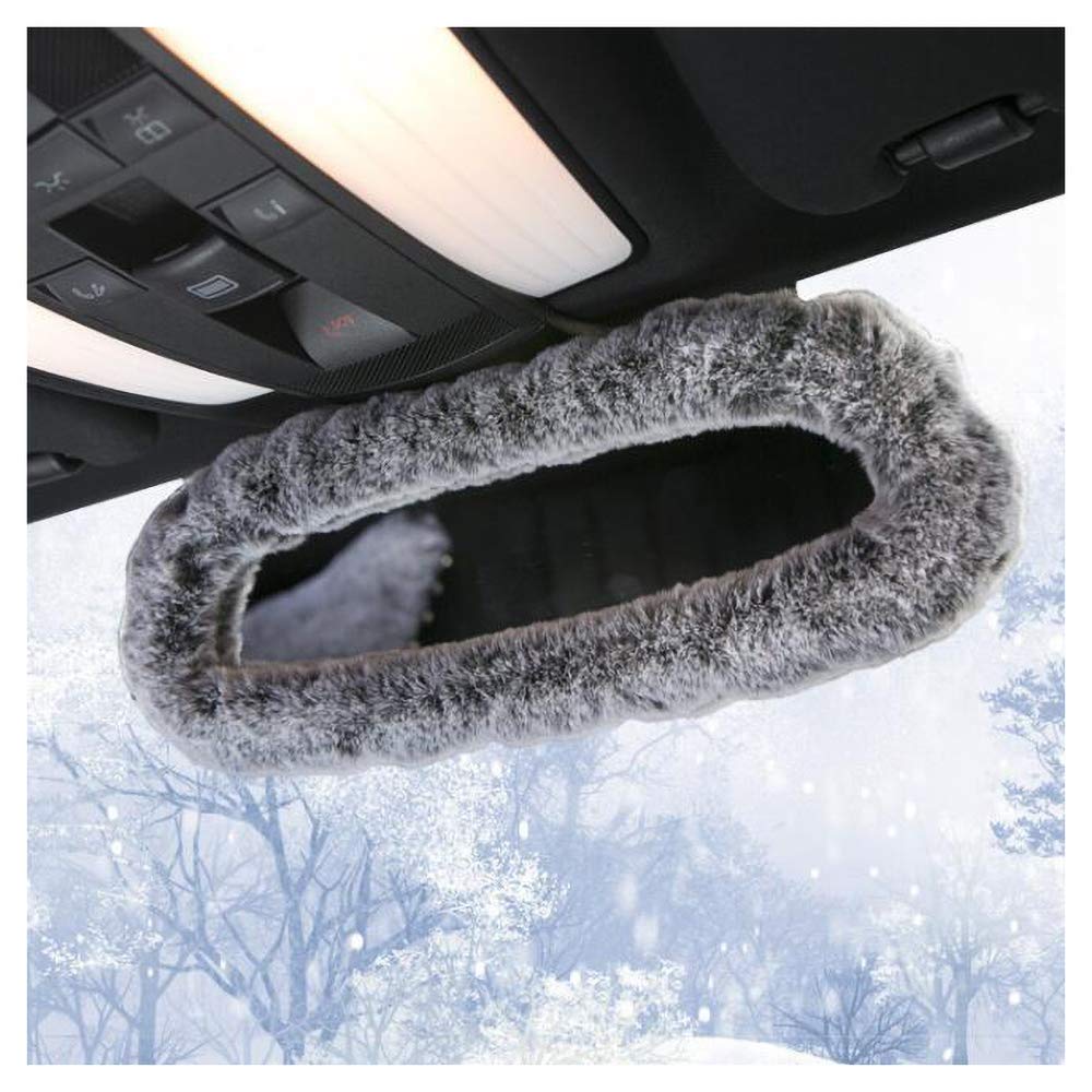 HappyERA Universal Auto Car Rear View Mirror Cover Car Stretchy Rearview Mirror Cover Protecter Car Rearview Mirror Decorative Accessories for Women