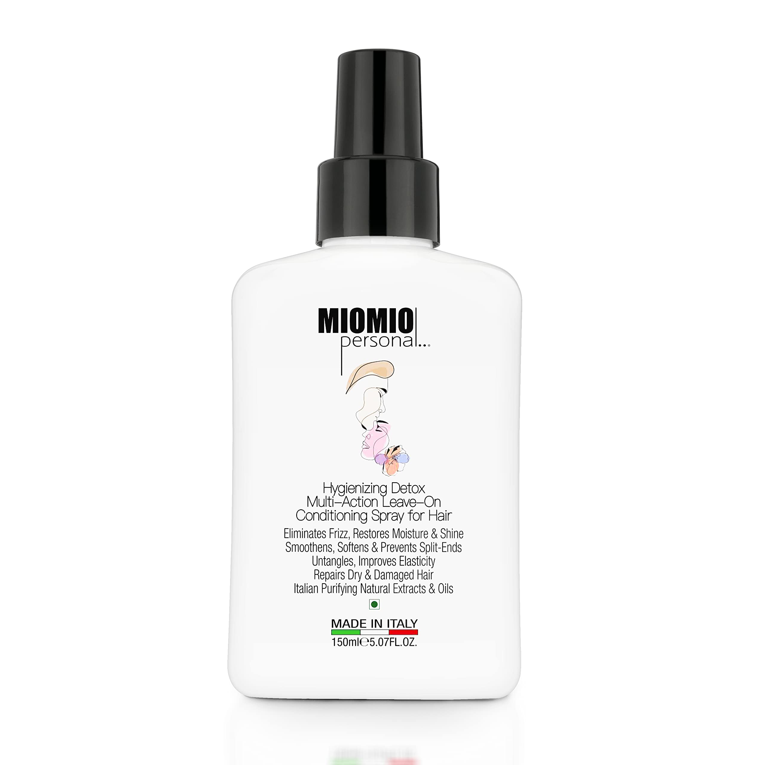 MIOMIO Detox Multi-Action Leave-on Conditioning Spray for Vibrant Hair | Detox Multi-Action Conditioning Spray