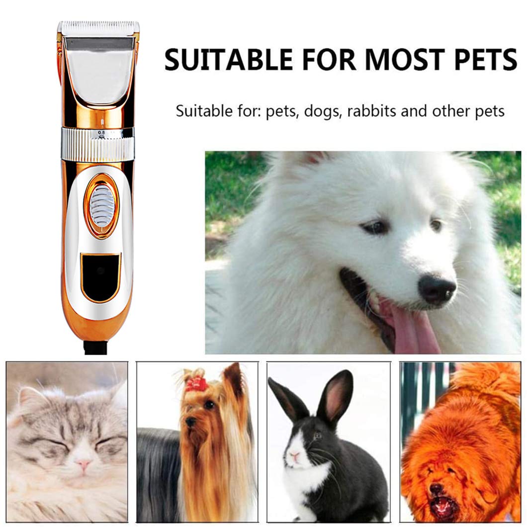 SYTH Cortapelos profesional para perros, corte de pelo de animales, corte de alta potencia con bajo nivel de ruido, máquinas para cortar el pelo para perros pequeños, medianos y grandes y gatos