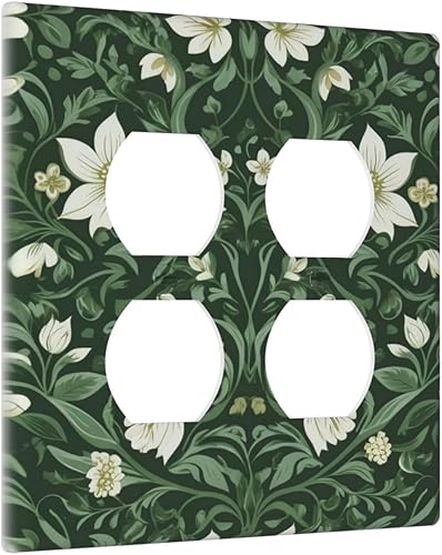 Vista 278 de Cubiertas decorativas de salida de estrella de mar playera, tablero de madera azul de concha de mar de 1 banda, decoración individual GFCI, placa