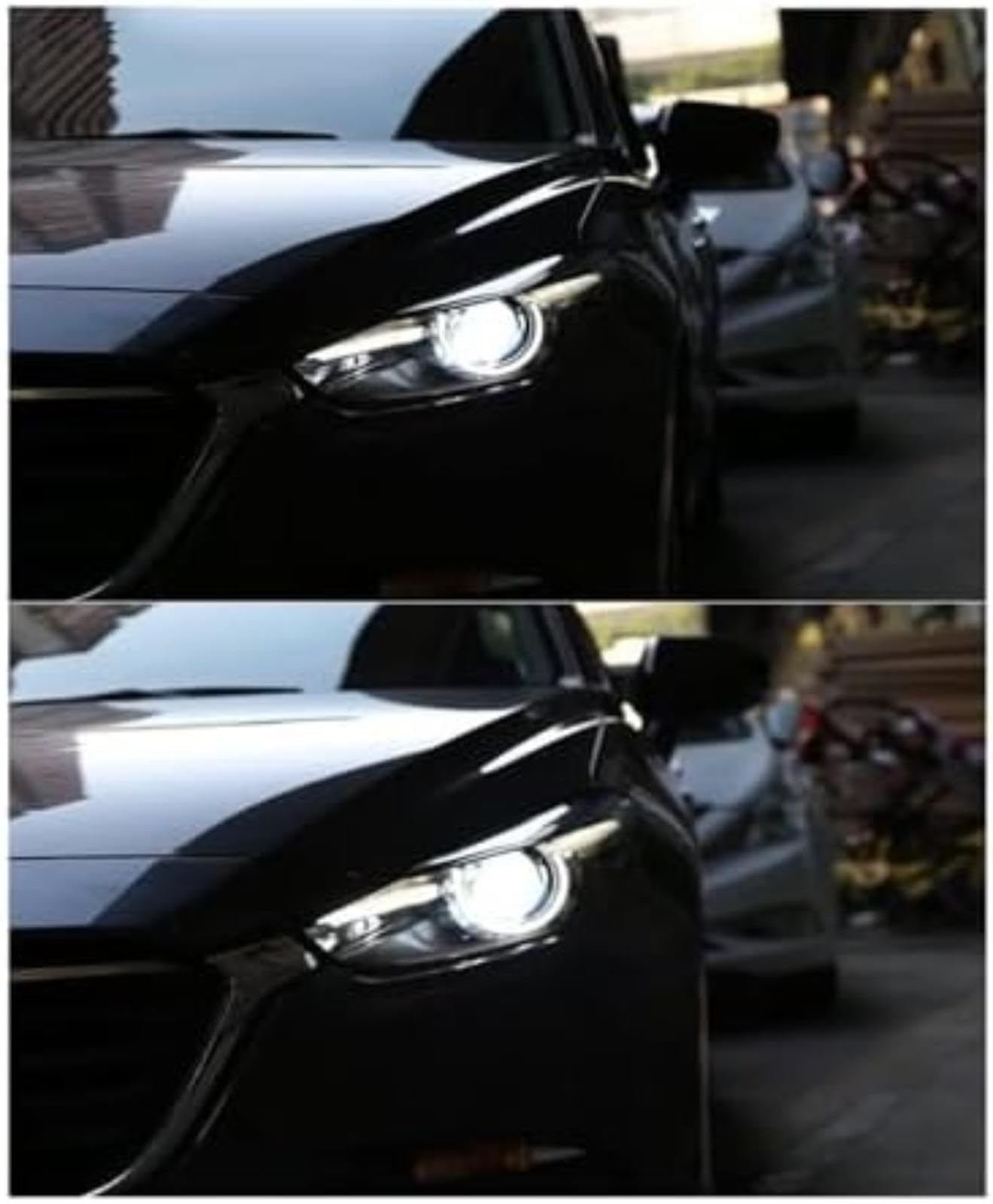 Dla Mazda 3, dla Mazda3, dla Axela 2017-2018 przedni reflektor samochodowy reflektor dynamiczny obiektyw kierunkowskazu lampy samochodowe światło Lusterko samochodowe (Headlight LED)