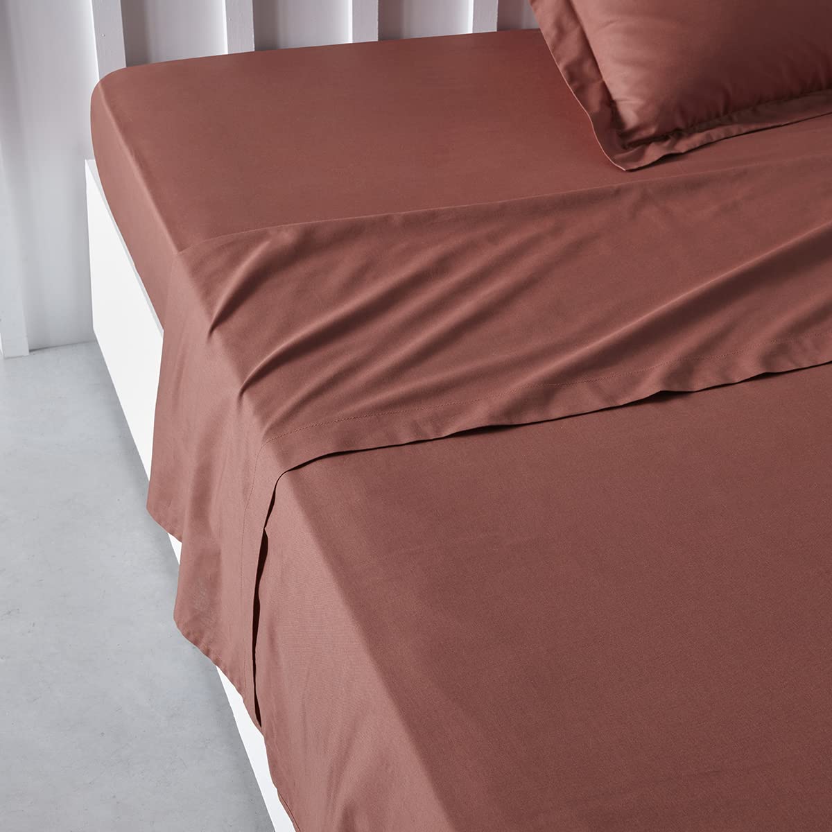 TODAY Essential Double Flat Sheet 240 x 300 cm Cotton Plain