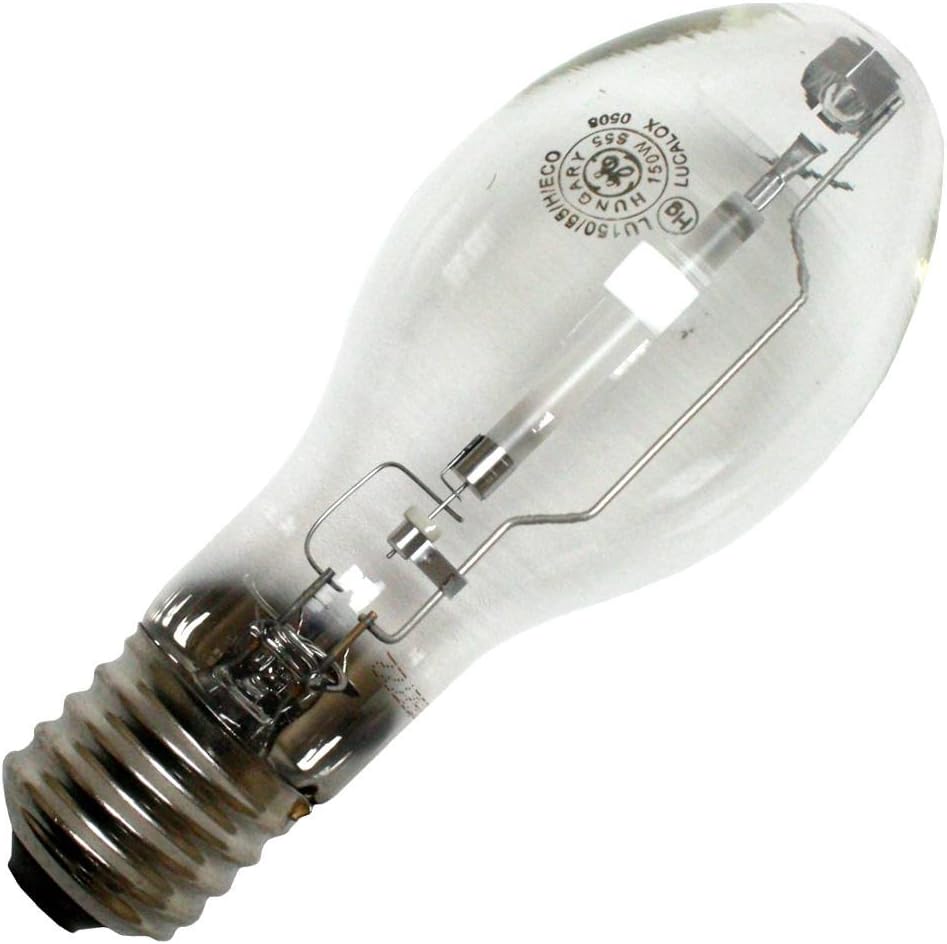 General Electric GE 44043 - LU150/55-150 Watt High Pressure Sodium Light Bulb, Mogul Base