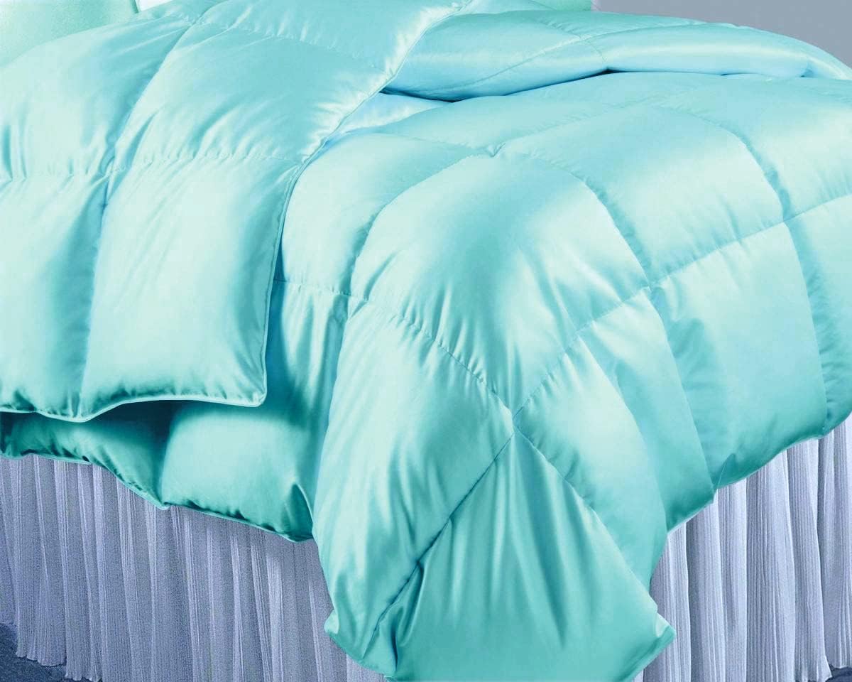 Oversized King Plus Comforter Set Satin Silk 500 GSM 1 Piece Olive Comforter Set