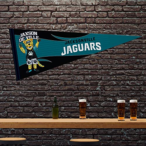 Image of Rico Industries NFL Football Mascot inch 12 inch x 30 inch Felt Wall Decor Pennant - Great for Home /Bed Room /Man Cave Decor