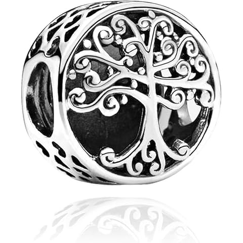 DATOUQI Queen Happy Birthday Hot Air Balloon Family Puppy Charm 925 Sterling Silver Charms for Bracelets and Necklaces Mother's Day Charms for Women