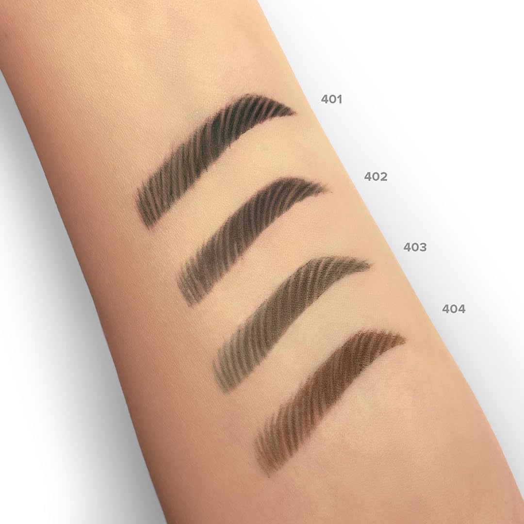 Lamel-401 Eyebrow Pencil Black, Aloe Vera & Vitamin E, Perfectly Shape the Brows, Smudge Proof & Long Lasting, Easy-To-Use Design, Eyebrow Pencil for All Skin Tones - 1.7gm 3