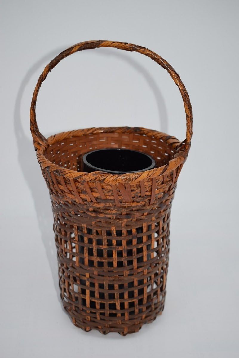 時松泰礼作 萩化粧花器 時松泰礼作 萩化粧花器