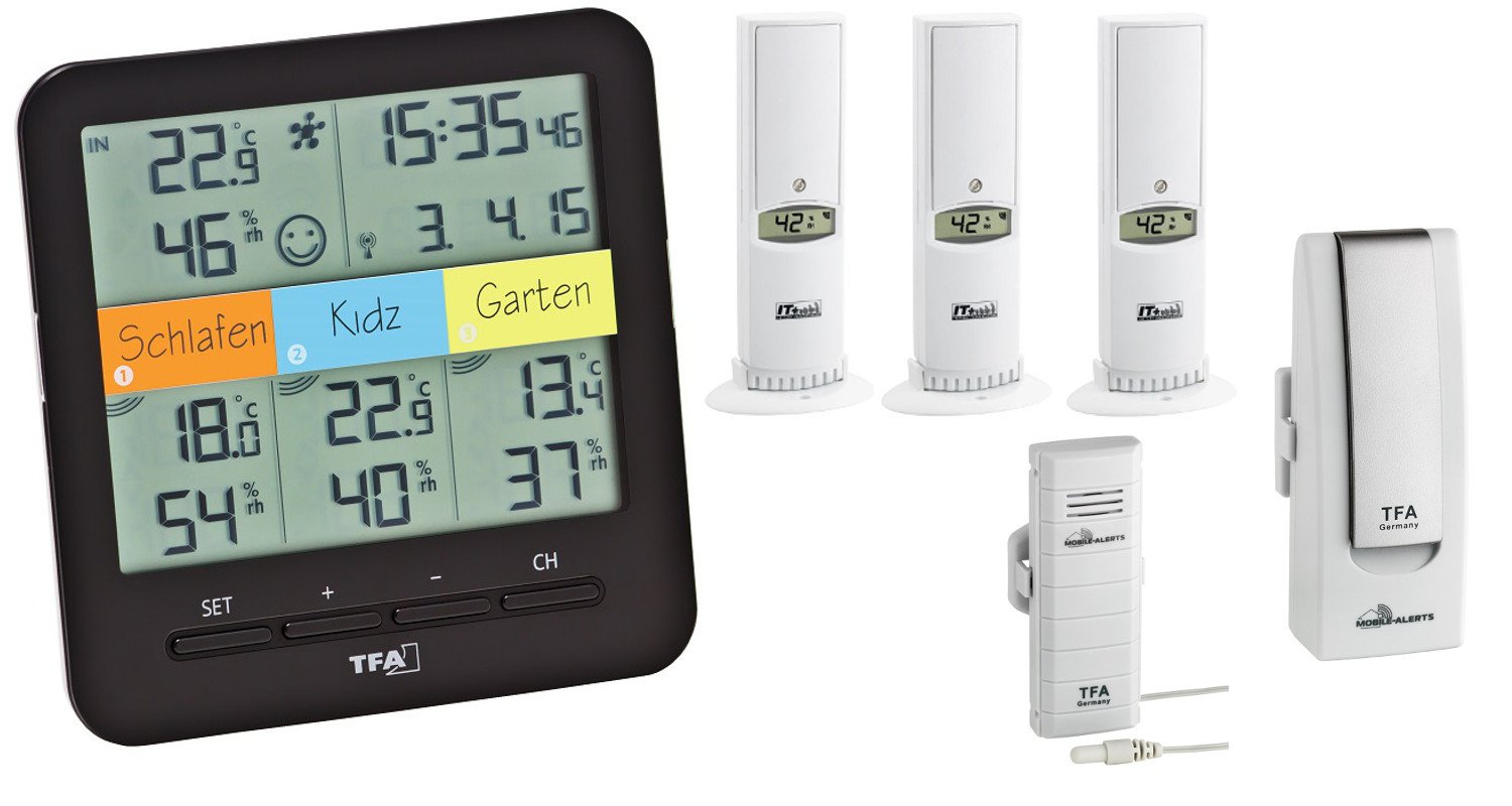TFA KLIMAHOME 30.3060.01.PLUS, Control del Clima Termo-Higrómetro Inalámbrico