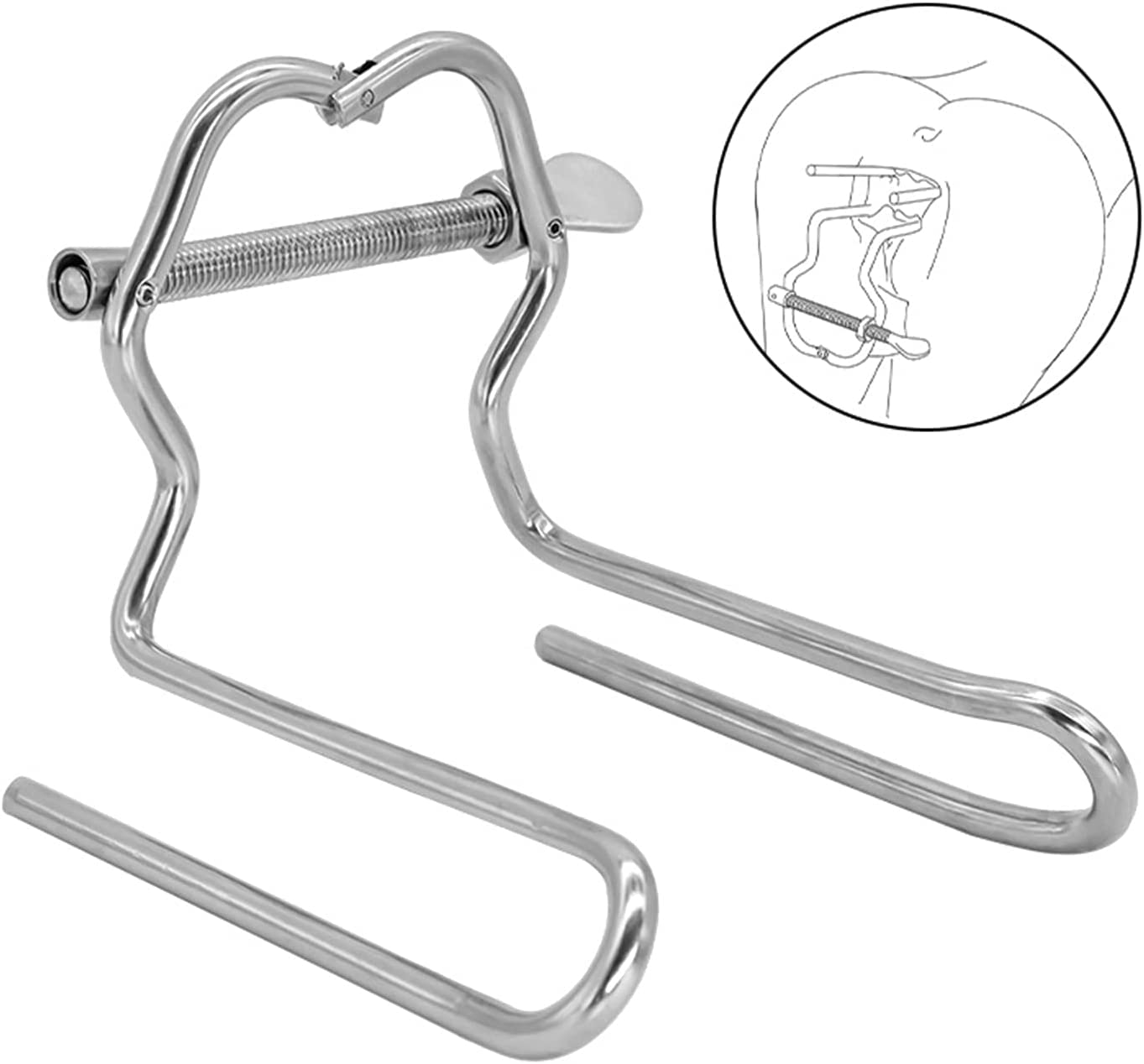 Dilatateur vaginal métal anal plug dilatateur vaginal SM speculum Butt plug réglable pussy Clamp plug fétiche masturbation sex toy