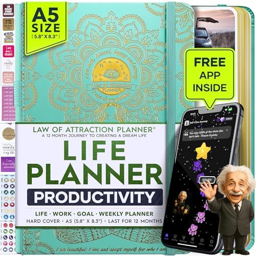Life Planner - Undated Weekly & Monthly Planner, 12-Month Journey...