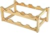 FQYYDD Wine Rack Wood Wine Rack 8 Bottles Of Wood Wine Bottle Storage Shelf Beverage Rack