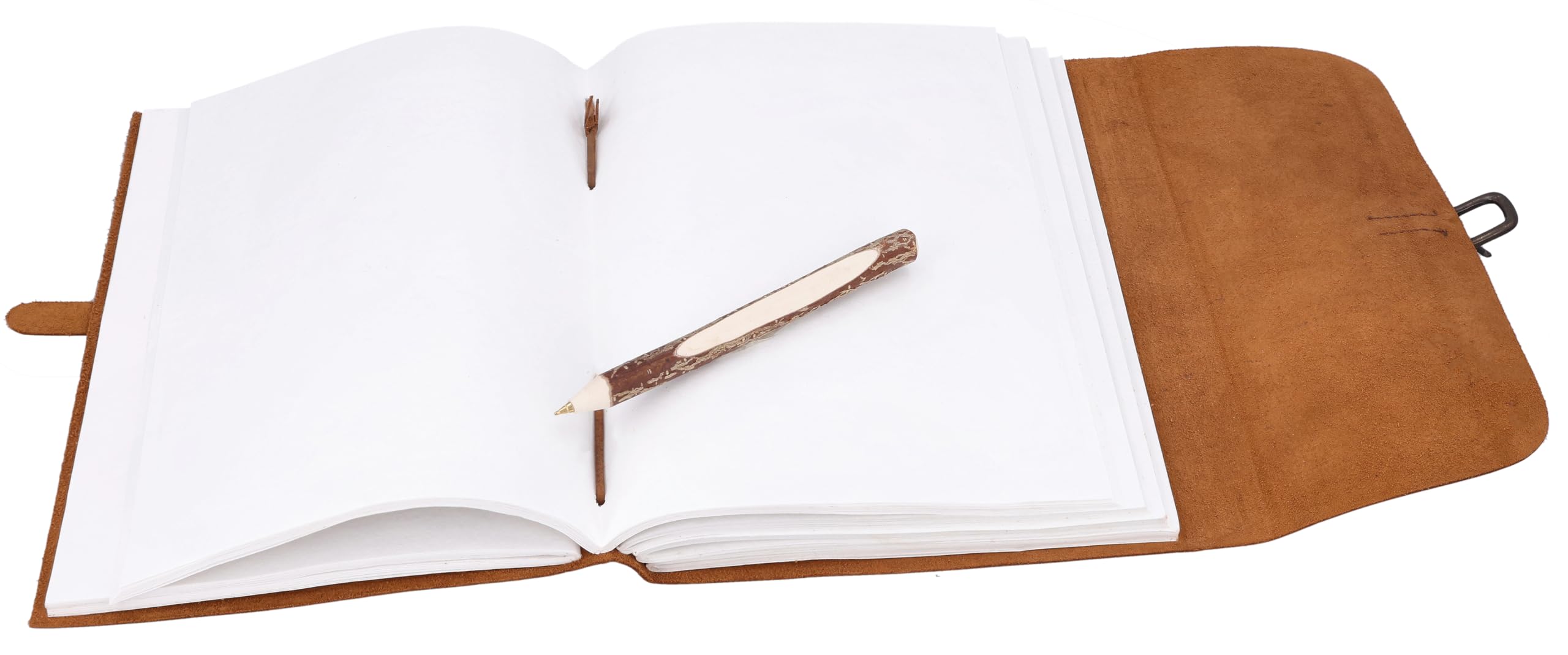 Gusti Notizbuch Leder - Tessy Notizbuch Tagebuch Vintage Braun Leder