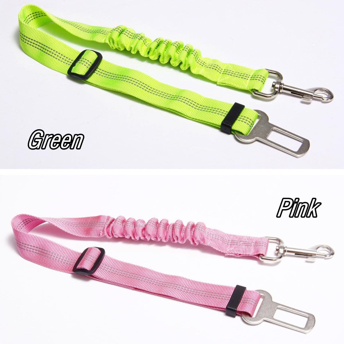 Elastic Nylon Dog Seat Belt For Small Large Dogs Adjustable Reflective Durable Lead Puppy Travel Car Safety Rope - 15 - View #13