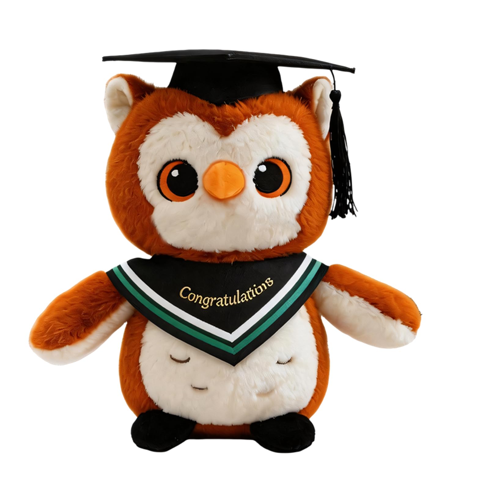 Tsophreniq Doctor Owl Ornament 23Cm Plush Toy Ideal for Graduation Theme Party Supplies Doctor Hat Soft Toy