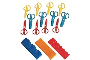 Colorations Plastic Fun Dough Scissors: Preschool Playdough Crafting