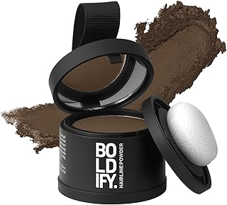 BOLDIFY Hairline Powder - Root Touch Up Hair Color for Gray Coverage - B...