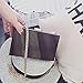 Women Cute Transparent Clear See Through Box Clutch Acrylic Evening Handbag Cross-Body Purse Bag (Black)