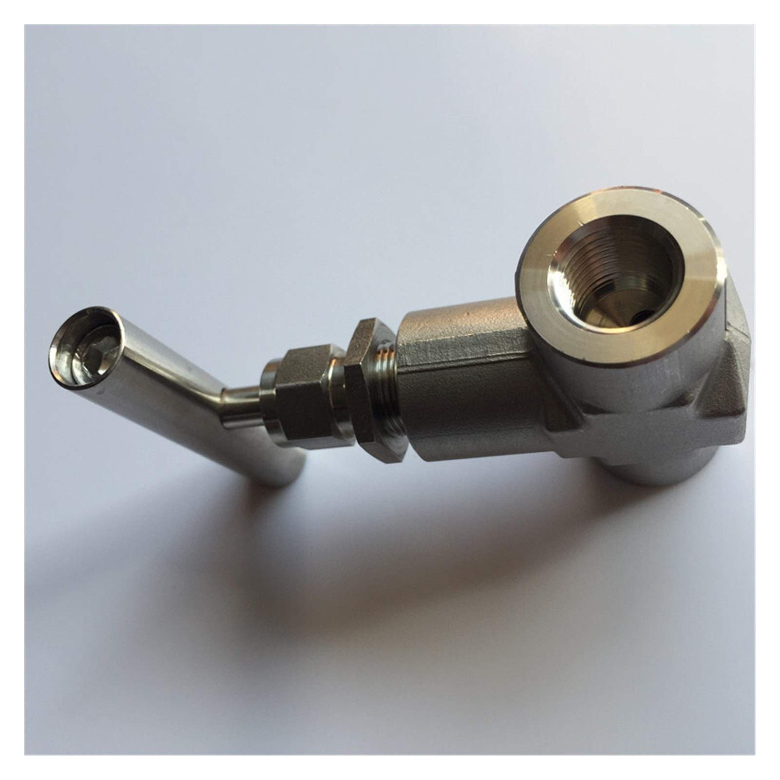 316 de acero inoxidable alta presión la válvula aguja rosca hembra / 4 3/8 1/2 Control Flujo NPT1 Con mango una Forma,Utilidad Universal(1/4")