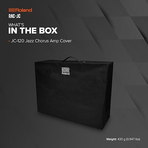 Miniatura 5 de Roland RAC-JC120 Jazz Chorus Amp Cover | Cubierta de ajuste de precisión para el amplificador JC-120 Amp | Materiales duraderos | Protege de