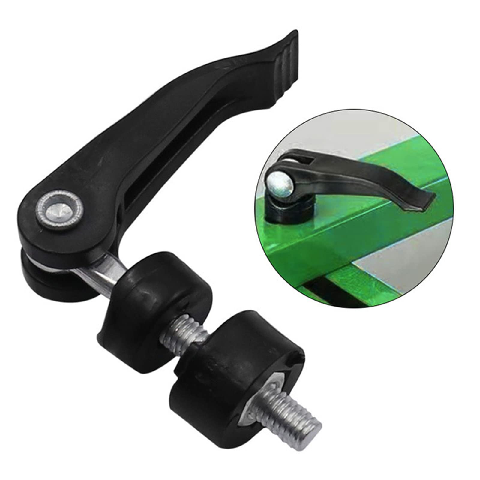 EMagTech 2 Bulloni A Vite Per Manopola E Dado 45 X 6 Mm Per Piastrelle, Vite Di Bloccaggio A Pressione Rapida, Vite Di Bloccaggio Per Tosaerba, Manopola Triangolare - 8