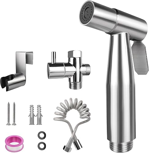 Handheld Bidet Sprayer Toilet Bidet Spray SS304 Stainless Steel150cm