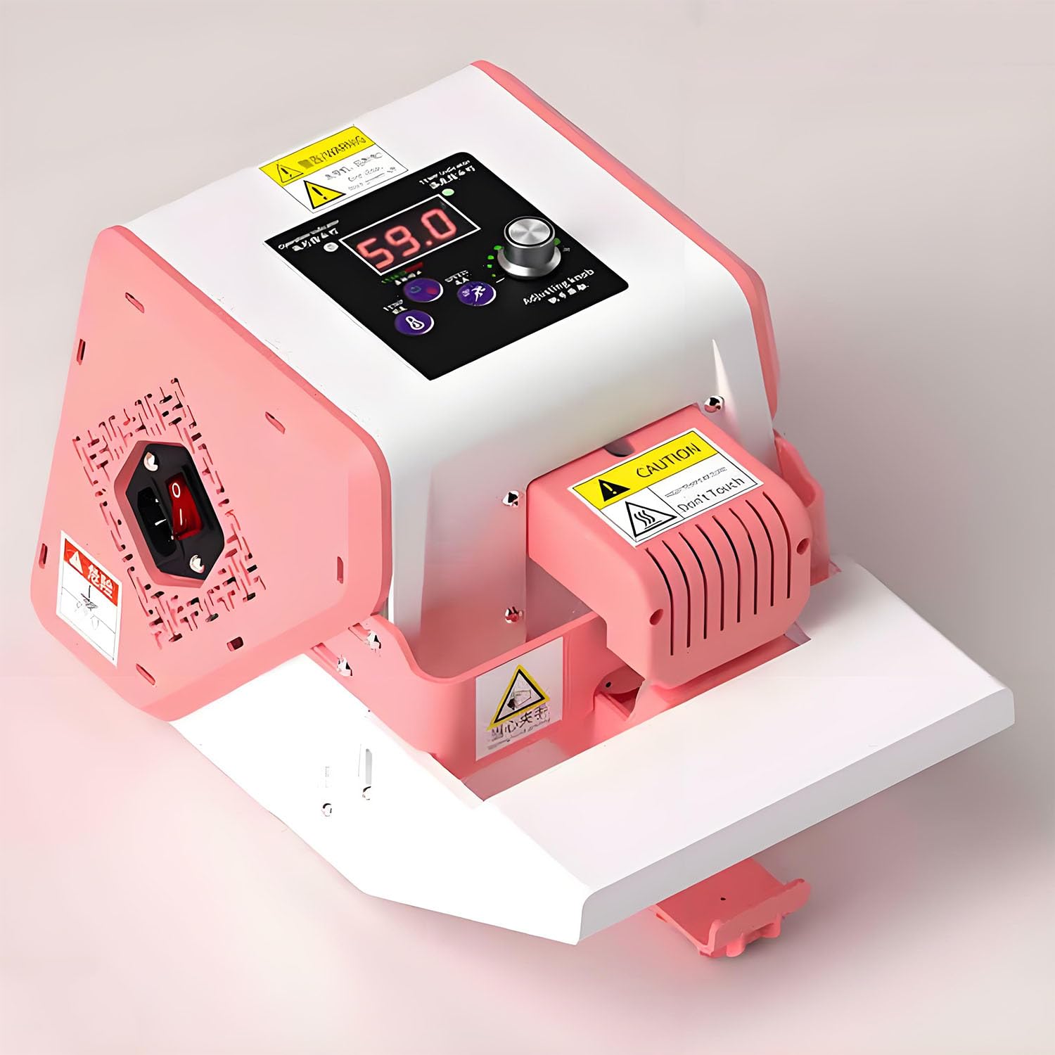 Sigillante portatile per sacchetti, termosaldatrice a rullo con display e protezione intelligenti, 80-200 ℃, 5 m/min per imballaggi alimentari domestici