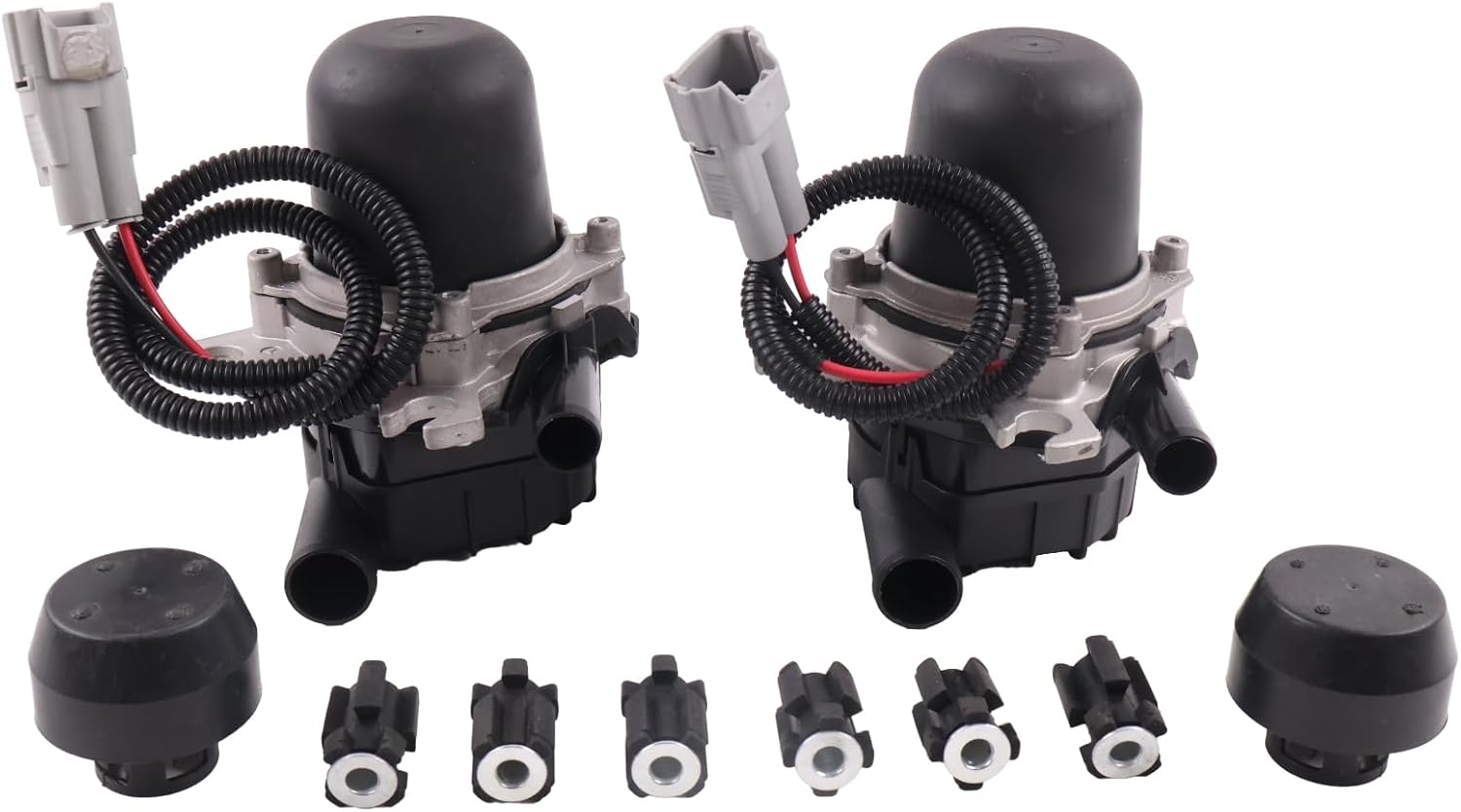 Solarhome 2PCS Secondary Air Injection Pump 17610-0S010 17610-0P010 Compatible with Toyota Sequoia Tundra Land Cruiser 2007-2013 Lexus LX570 2008-2013 4.0L 4.6L 4.7L 5.7L