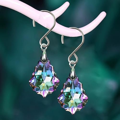 Miniatura 4 de Honbay 200 ganchos en forma de S de acero inoxidable para adornos pequeños, ganchos de cortina de cuentas de cristal para atrapasoles, lámparas de