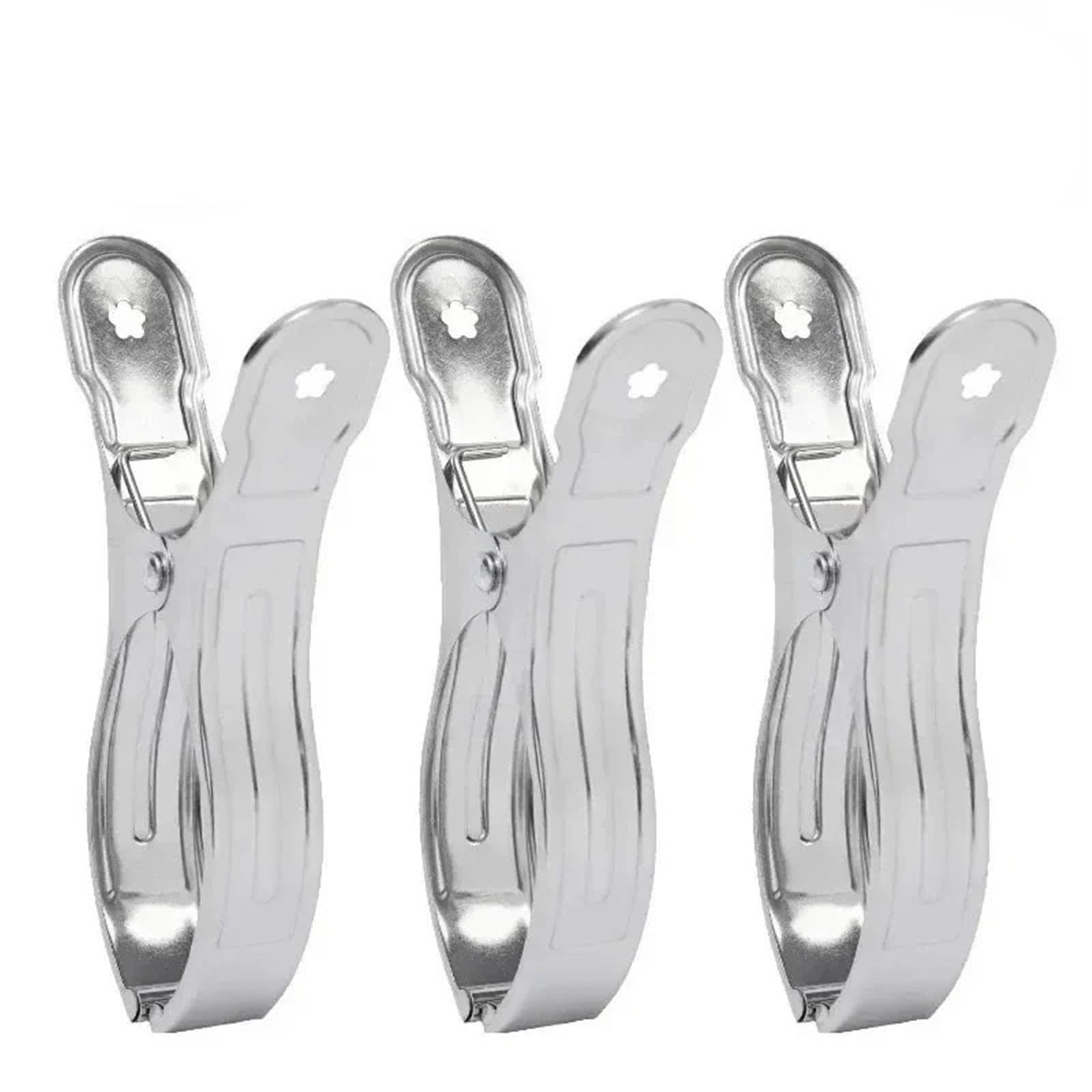 Clothes Pegs Metal ClothesPins Cover Clip Stainless Steel Pool Towel Clips Quilts Blankets Garden Greenhouse Clamps Storage Clothes Peg