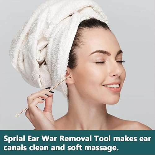 Miniatura 5 de Herramienta de limpieza en espiral para el oído, herramienta de eliminación de cera de oído, kit de eliminación de cera de oído, kit de eliminación