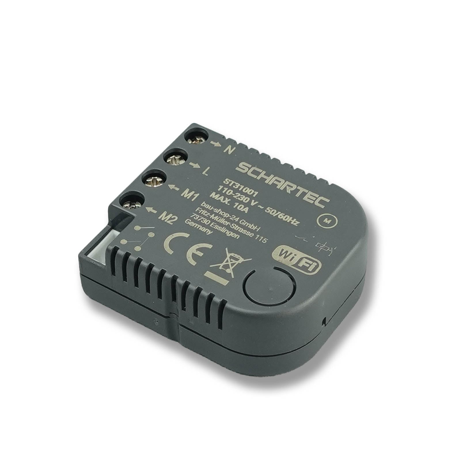 SCHARTEC Interruptor de persiana con wifi inteligente, control de persiana con wifi, control de persianas Tuya Alexa Google Comptaible, APP, actuador (juego de 4)