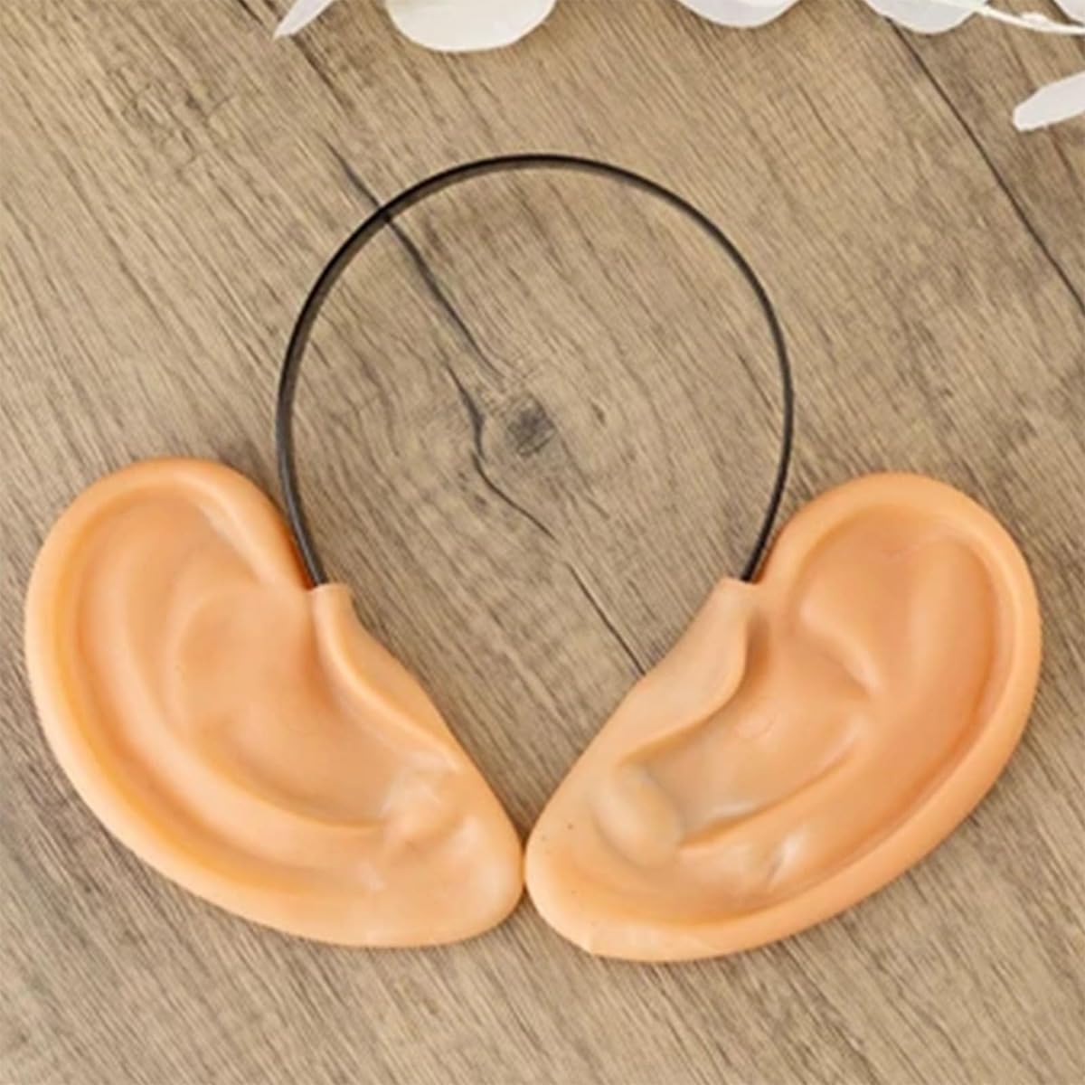 Tiardey Big Ears on Headband Giant Novelty Comedy Ears Book Day Dopey Fairytale Cartoon Fancy Dress, Flesh Color, 24 x 18.5cm - Image 4